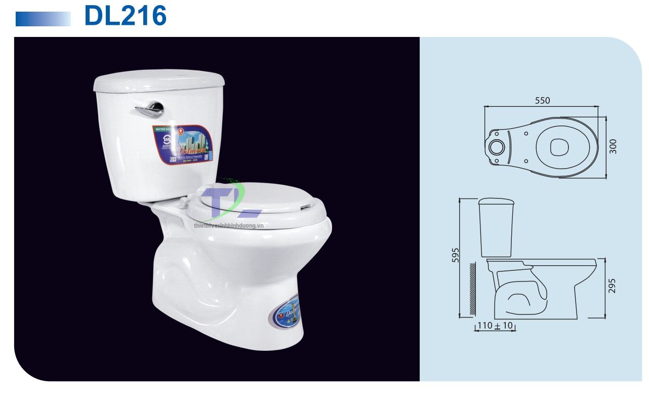 Bồn cầu sứ Dolacera DL216